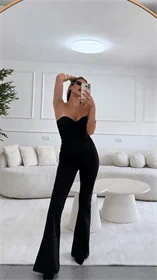 אוברול כאפים שחור