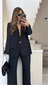 חליפה יהלום שחור