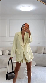 חליפה נינה צהוב