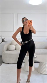 אוברול טל שחור