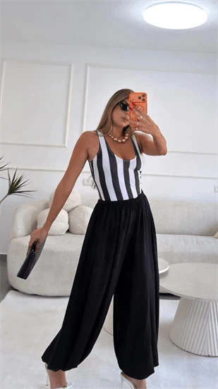 מכנס בלון שחור