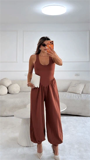 אוברול מריה חום