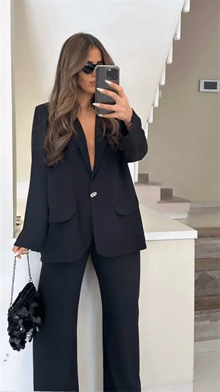 חליפה יהלום שחור