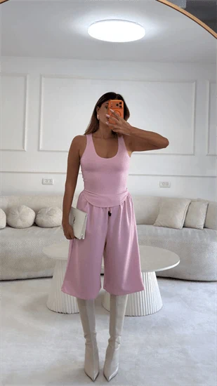 חליפה גלית וורוד